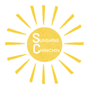 image of sun with text that says sunshine chinchin